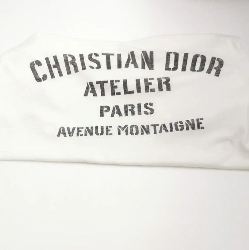 Dior Dior White Cotton Logo T-Shirt for Men 0089 Size US M / EU 48-50 / 2 - 3 Thumbnail