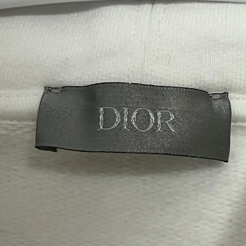 Dior Dior White Cotton Hoodie for Men 0089 Size US L / EU 52-54 / 3 - 3 Thumbnail