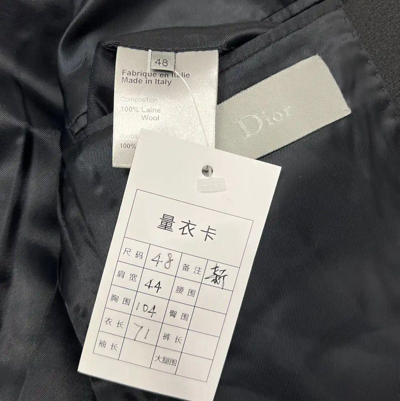 Dior Dior Men's Black Wool Blazer Jacket 0089 Size US L / EU 52-54 / 3 - 4 Thumbnail