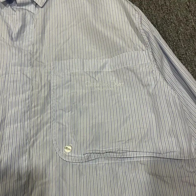 Dior Dior Light Blue Cotton Button-Up Shirt 0089 Size US S / EU 44-46 / 1 - 3 Thumbnail