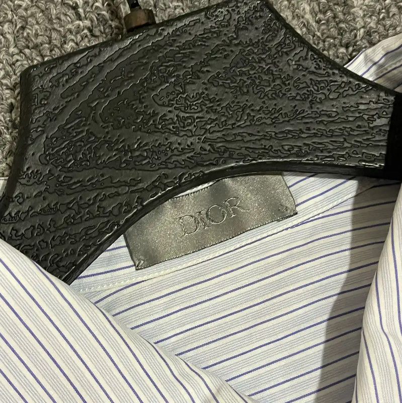 Dior Dior Light Blue Cotton Button-Up Shirt 0089 Size US S / EU 44-46 / 1 - 4 Thumbnail