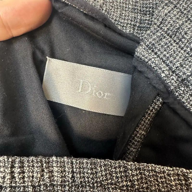 Dior Dior Black Cotton Casual Pants for Men 0089 Size US 27 - 4 Thumbnail