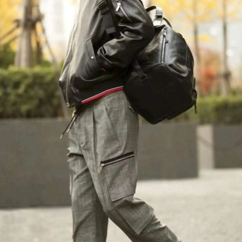 Dior Dior Black Cotton Casual Pants for Men 0089 Size US 27 - 3 Thumbnail
