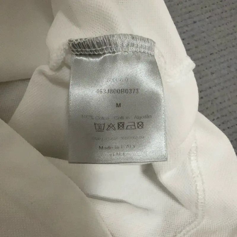 Dior Dior White Cotton Men's Polo T-Shirt 0089 Size US M / EU 48-50 / 2 - 3 Thumbnail