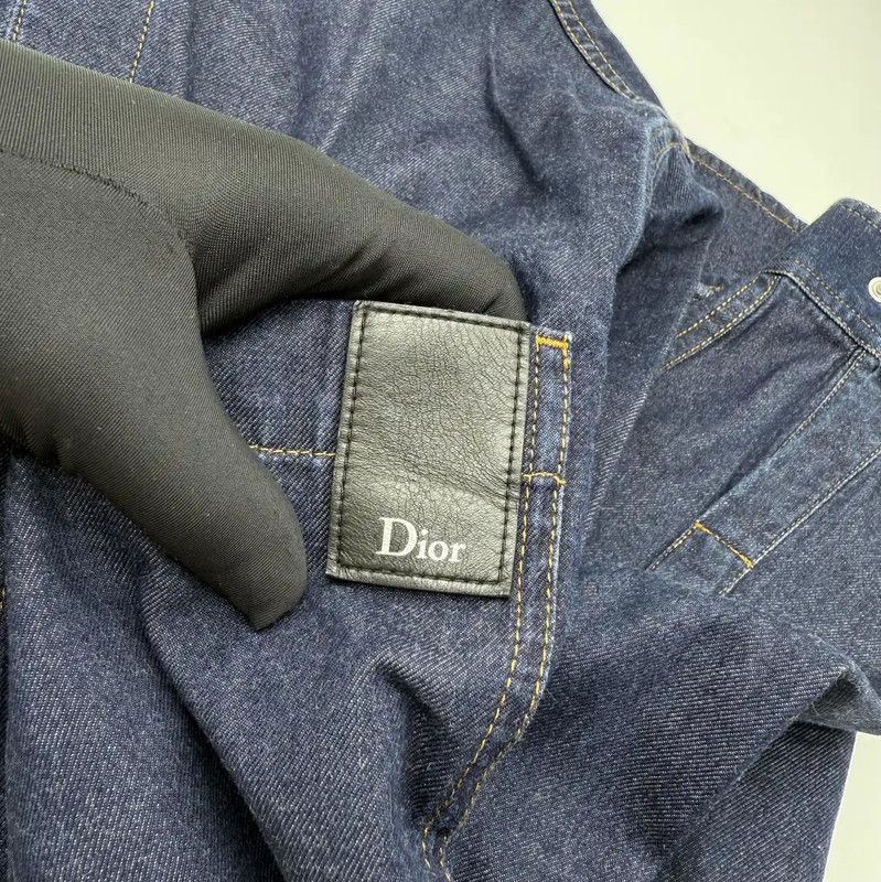 Dior Dior Deep Blue Cotton Long Sleeve Shirt 0089 Size US S / EU 44-46 / 1 - 3 Thumbnail