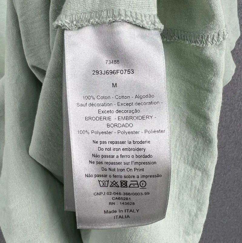 Dior Dior Green Men's T-Shirt 0089 Size US M / EU 48-50 / 2 - 5 Thumbnail
