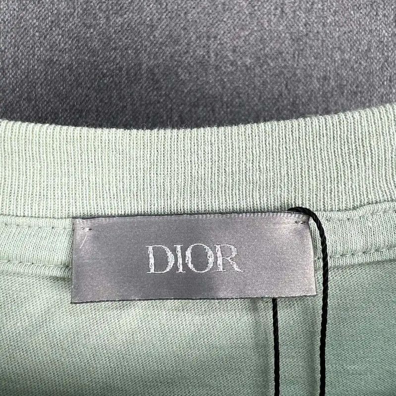Dior Dior Green Men's T-Shirt 0089 Size US M / EU 48-50 / 2 - 4 Thumbnail