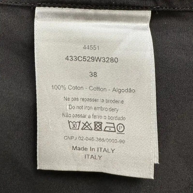 Dior Dior Black Men's Long Sleeve Shirt 0089 Size US S / EU 44-46 / 1 - 9 Thumbnail