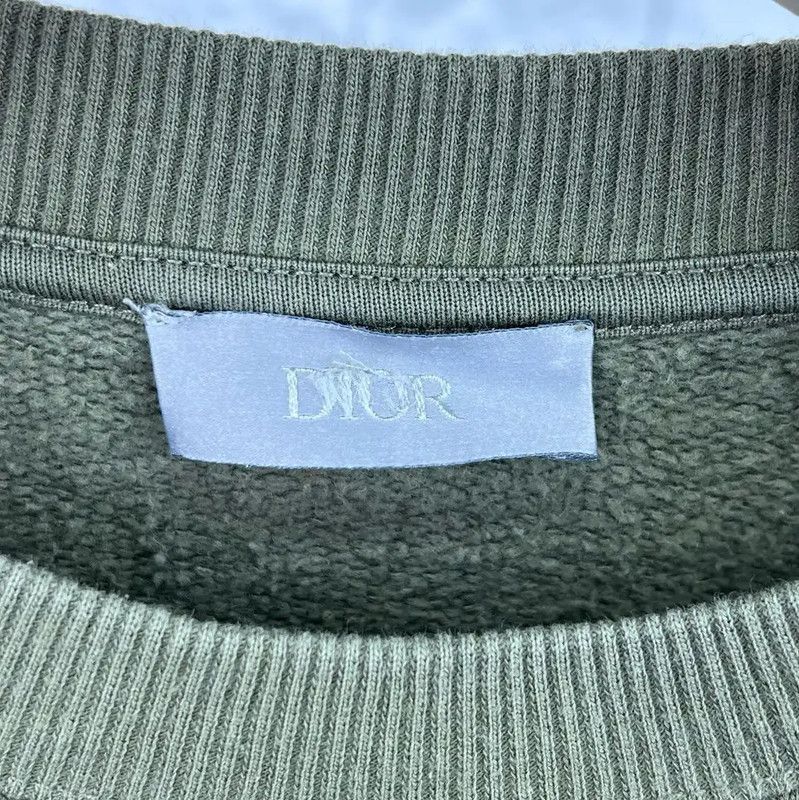 Dior Dior Green Cotton Men's Sweatshirt 0089 Size US S / EU 44-46 / 1 - 3 Thumbnail