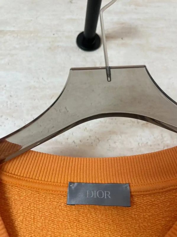 Dior Dior Men's Orange Cotton Sweatshirt 0089 Size US S / EU 44-46 / 1 - 3 Thumbnail