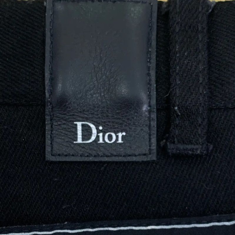 Dior Dior Men's Casual Black Cotton Pants 0089 Size US 26 / EU 42 - 6 Thumbnail
