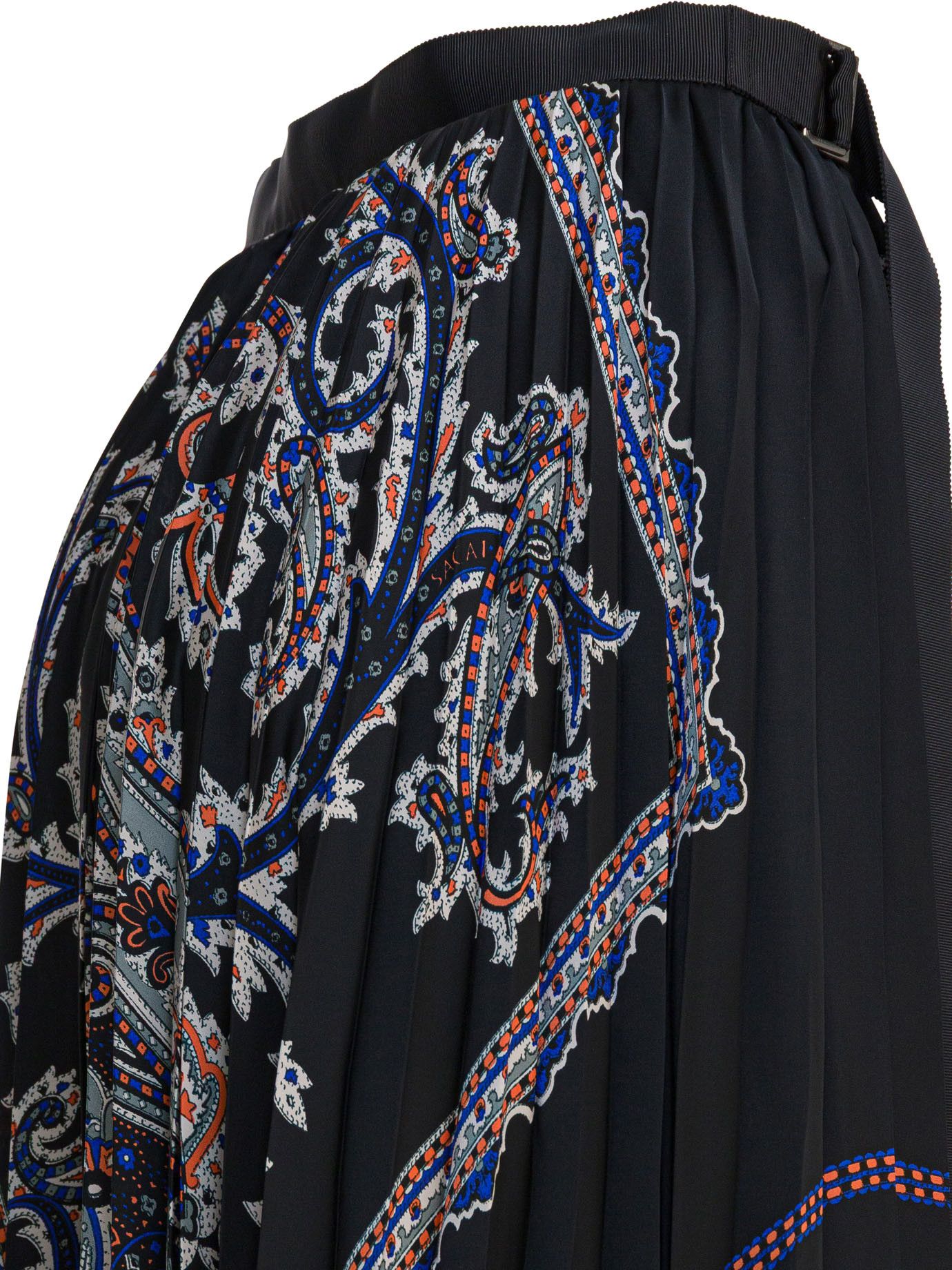 Sacai Sacai Pleated Skirt With Paisley Print tag size 2 Women - USA Duties Paid Size 30" / US 8 / IT 44 - 4 Thumbnail
