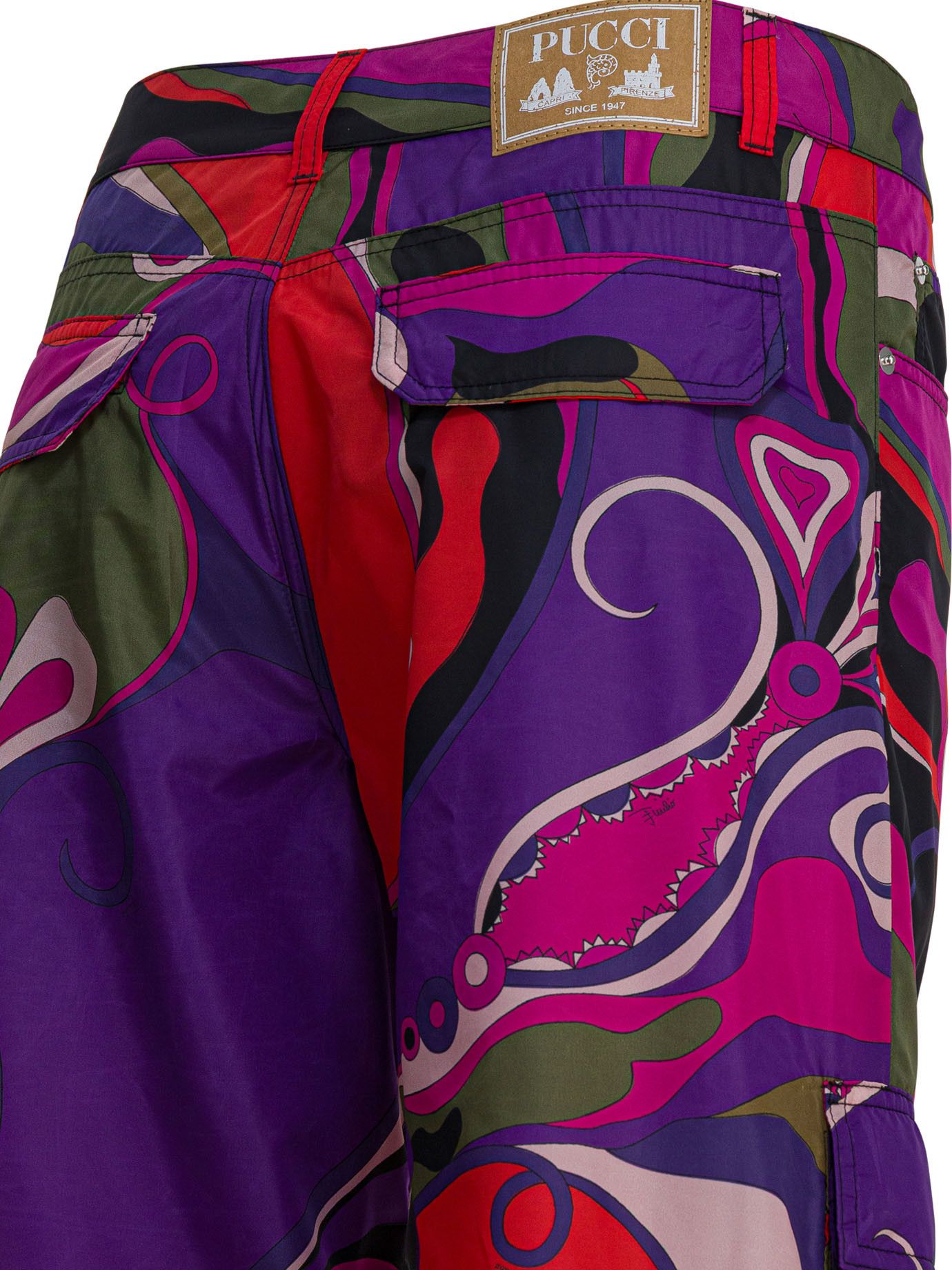 Emilio Pucci Pucci Cargo Pants With Orchidee Print tag size 40 Women - USA Duties Paid Size 27" / US 4 / IT 40 - 4 Thumbnail