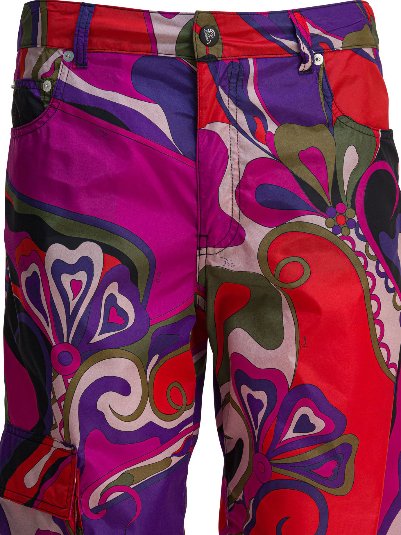 Emilio Pucci Pucci Cargo Pants With Orchidee Print tag size 40 Women - USA Duties Paid Size 27" / US 4 / IT 40 - 3 Thumbnail