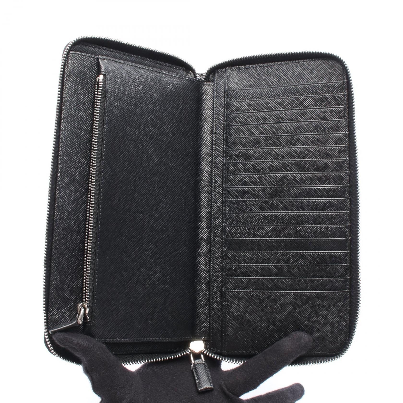 Prada Prada Prada SAFFIANO 1 Saffiano Leather Long Wallet Leather Long Wallet 2ML220 DUTY FREE for USA Size ONE SIZE - 3 Thumbnail