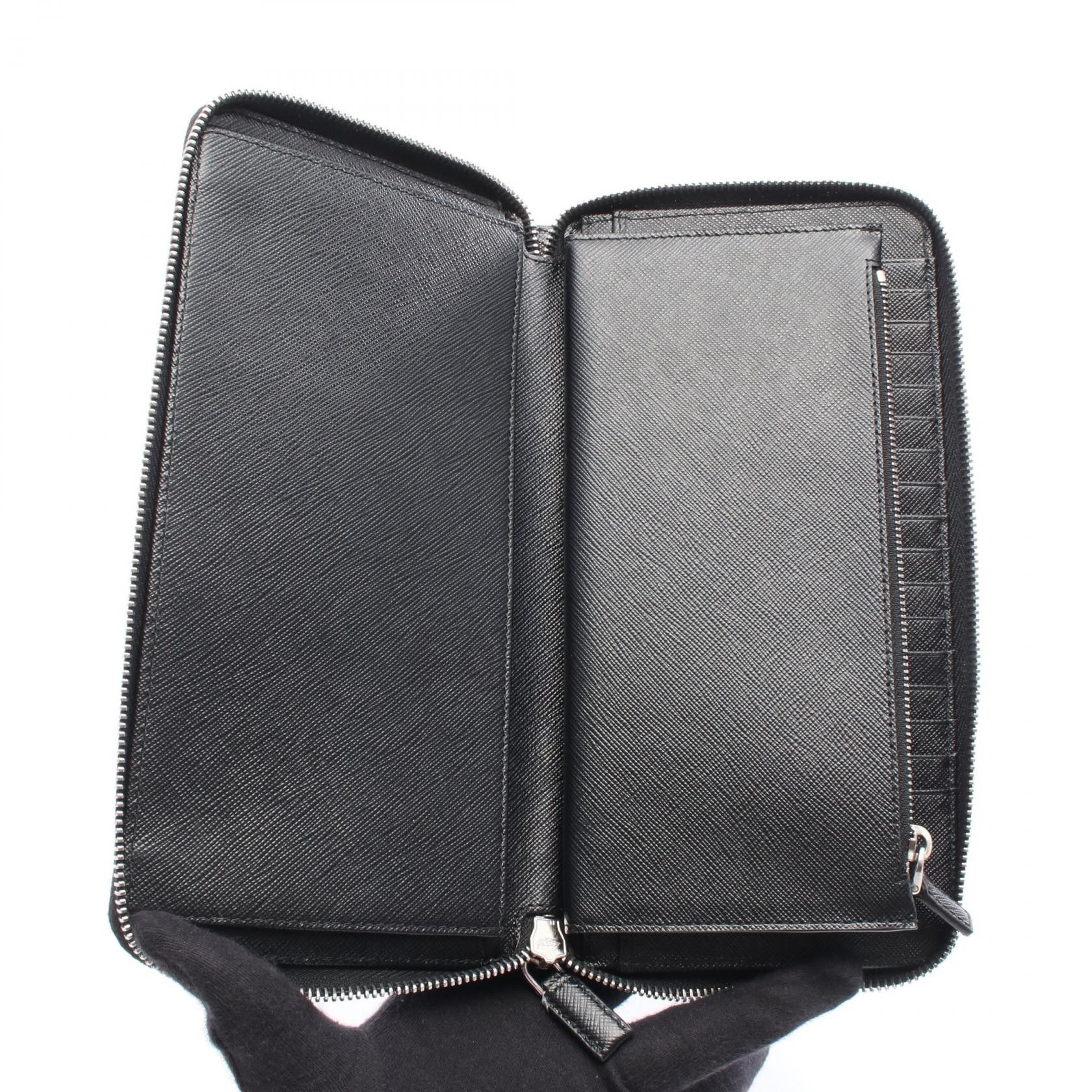 Prada Prada Prada SAFFIANO 1 Saffiano Leather Long Wallet Leather Long Wallet 2ML220 DUTY FREE for USA Size ONE SIZE - 4 Thumbnail