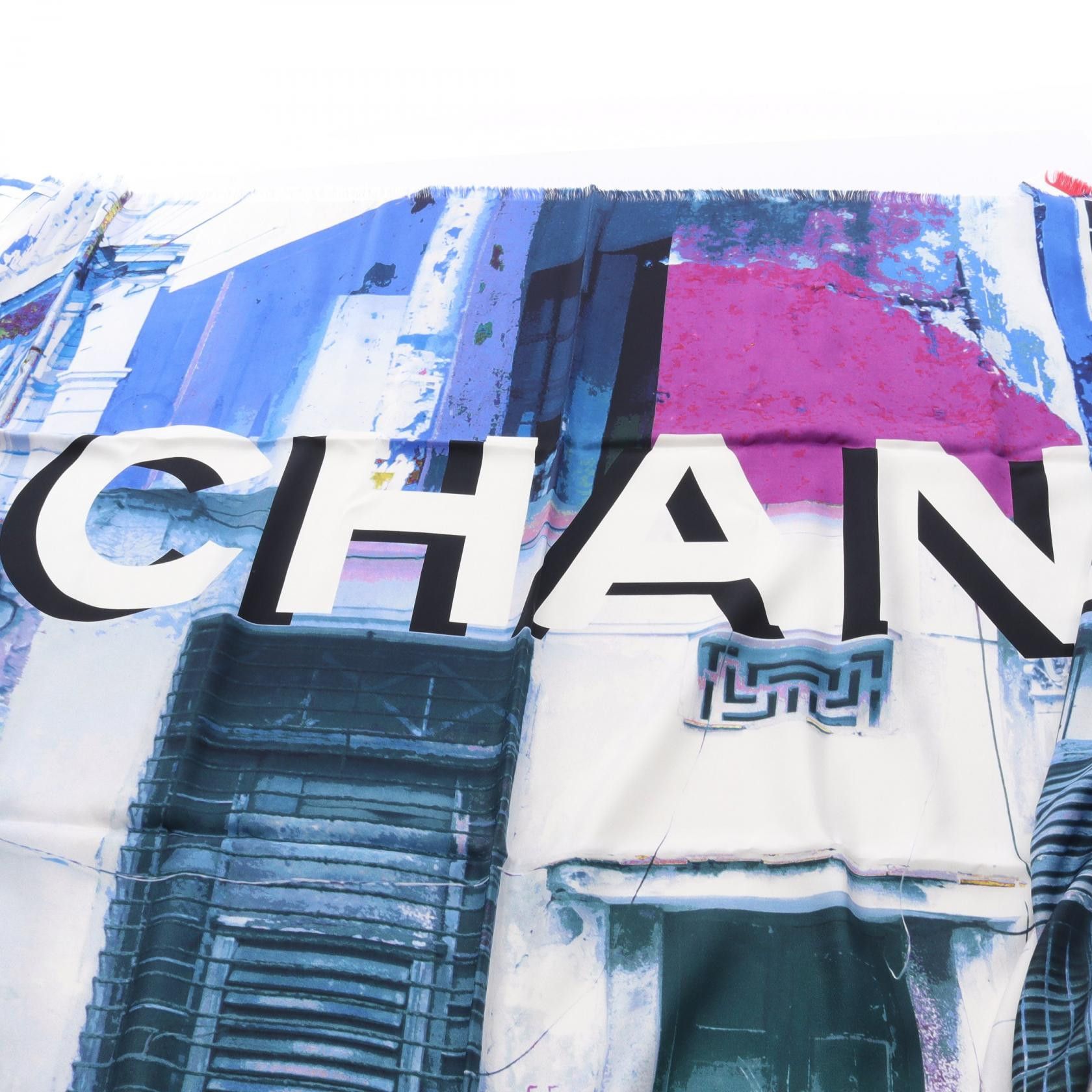 Chanel Chanel Chanel Coco Mark Logo Silk Scarf Others Scarf DUTY FREE for USA Size ONE SIZE - 5 Thumbnail