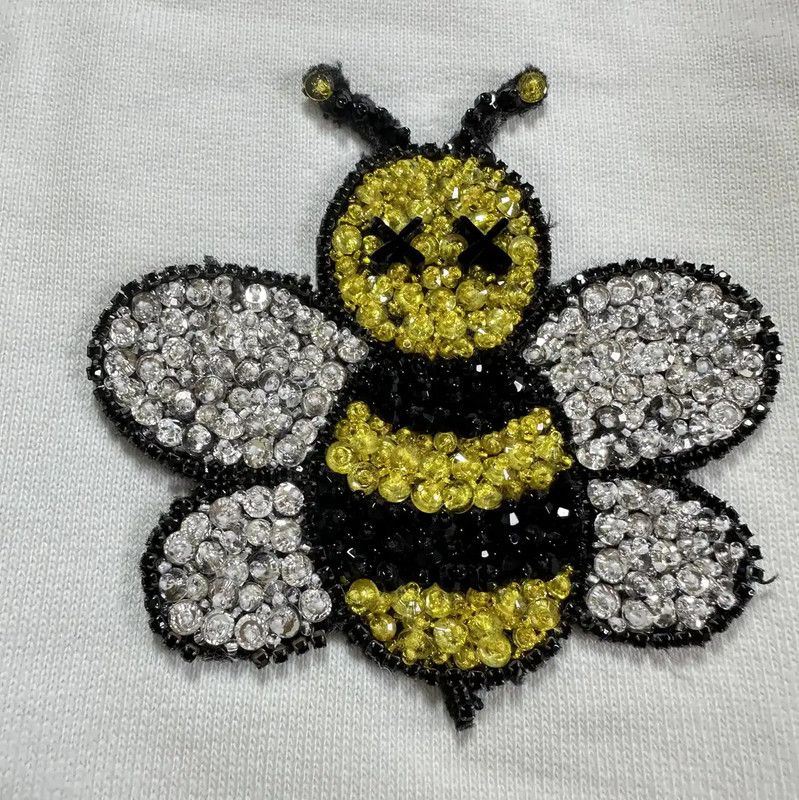 Dior Dior Embroidered Bee Long Sleeve Sweatshirt 0089 Size US M / EU 48-50 / 2 - 2 Thumbnail
