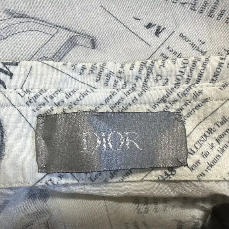 Dior Men's Long Sleeve Graphic Print Shirt 0089