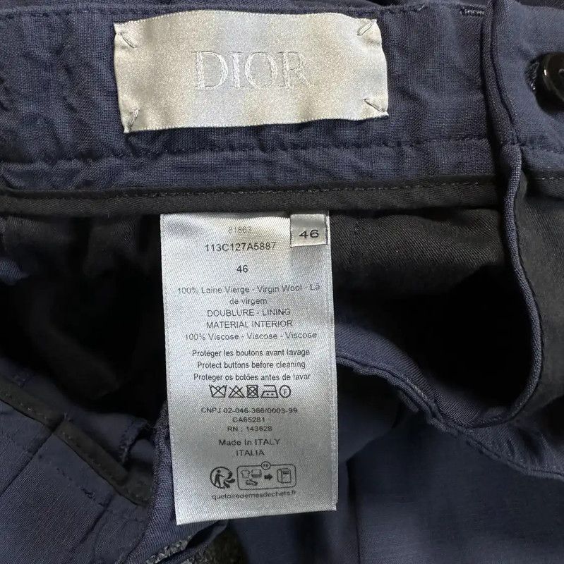 Dior Dior Men's Casual Pants in Peacock Blue 0089 Size US 32 / EU 48 - 3 Thumbnail
