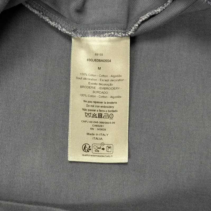 Dior Dior Blue Cotton Men's T-Shirt 0089 Size US M / EU 48-50 / 2 - 4 Thumbnail