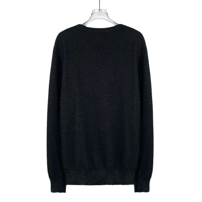 Dior Dior Black Cashmere Pullover Sweater 0089 Size US L / EU 52-54 / 3 - 2 Thumbnail