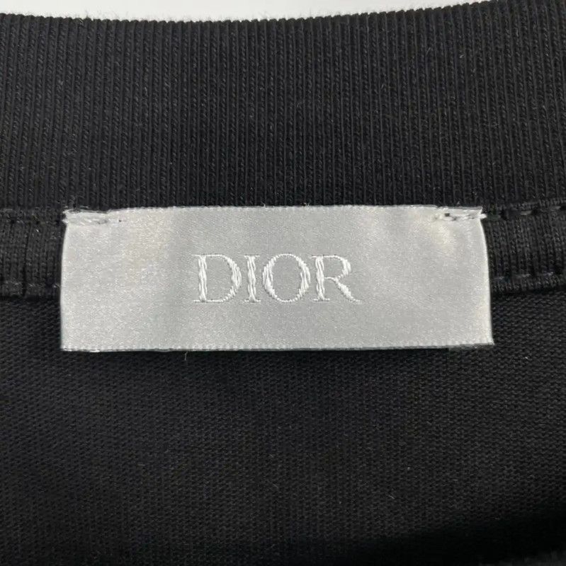 Dior Dior Black Cotton Summer T-Shirt 0089 Size US XL / EU 56 / 4 - 4 Thumbnail