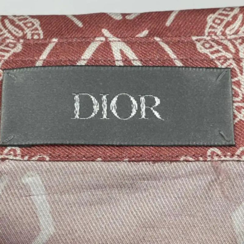 Dior Dior Summer Pink Silk Print Shirt 0089 Size US L / EU 52-54 / 3 - 4 Thumbnail