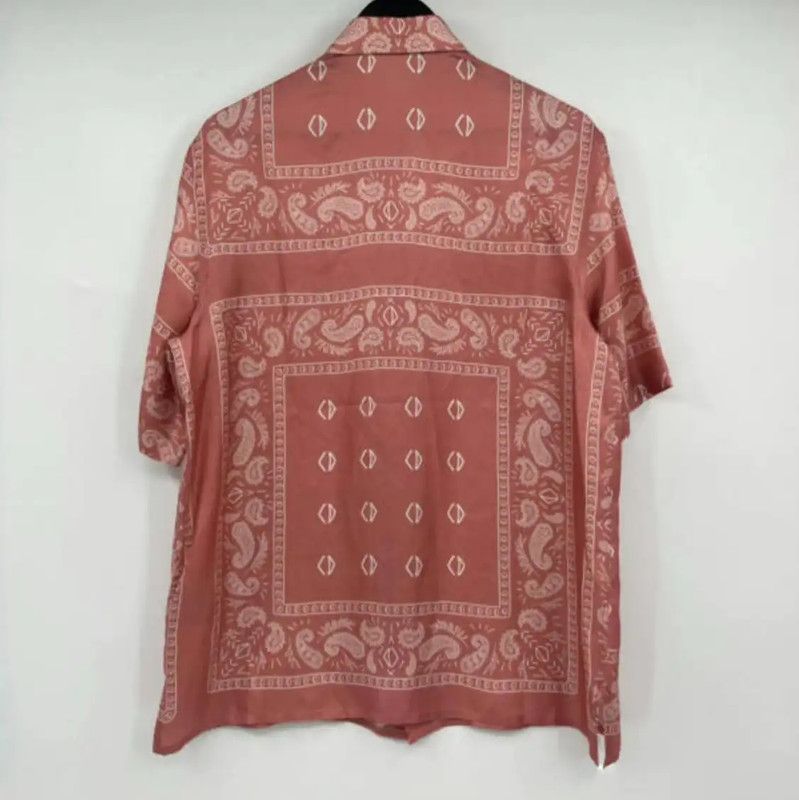 Dior Dior Summer Pink Silk Print Shirt 0089 Size US L / EU 52-54 / 3 - 2 Thumbnail