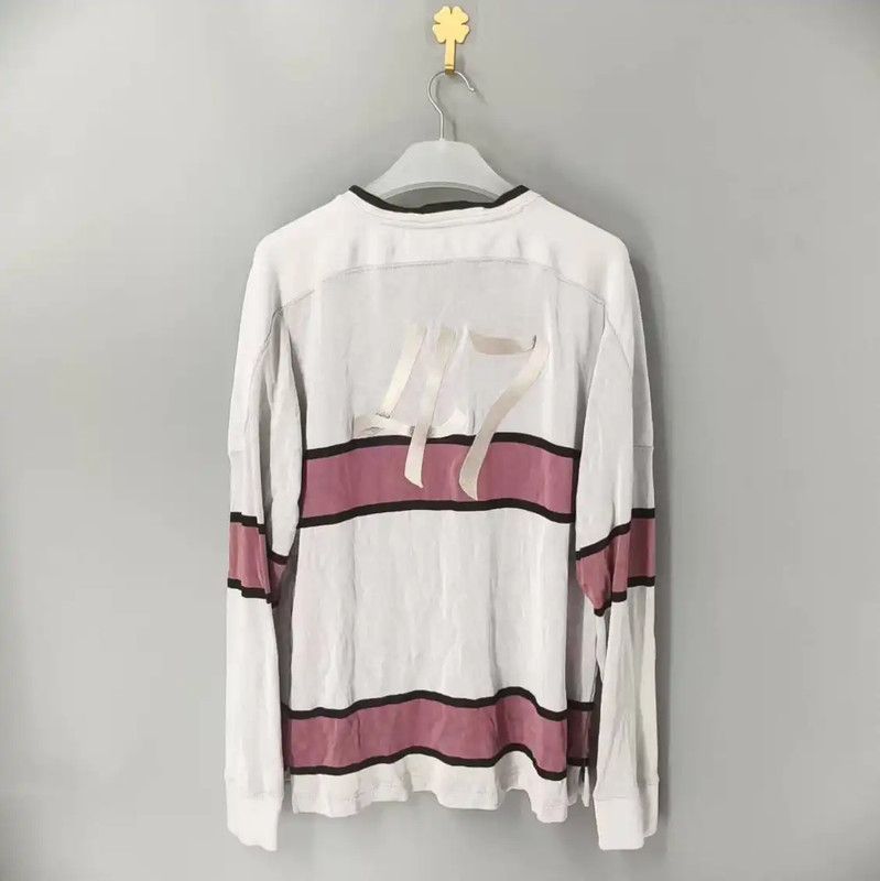Dior Dior Pink Cotton Long Sleeve Men's T-Shirt 0089 Size US M / EU 48-50 / 2 - 2 Thumbnail