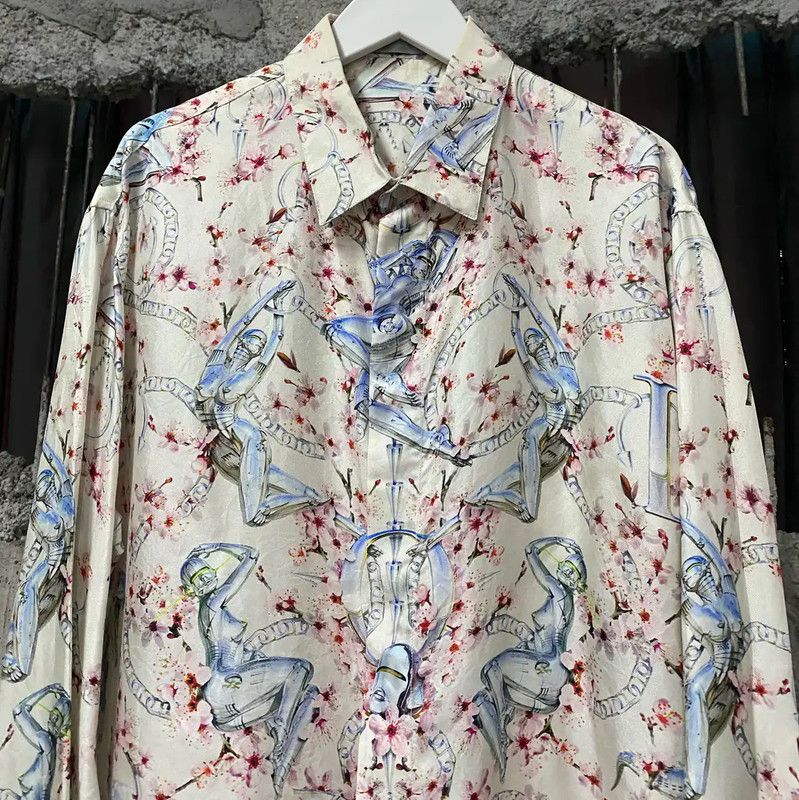 Dior Dior Men's Long Sleeve Color-blocked Shirt 0089 Size US M / EU 48-50 / 2 - 3 Thumbnail