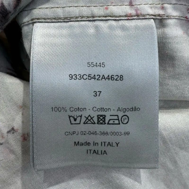 Dior Dior Men's Short Sleeve Shirt with Floral Print 0089 Size US S / EU 44-46 / 1 - 4 Thumbnail