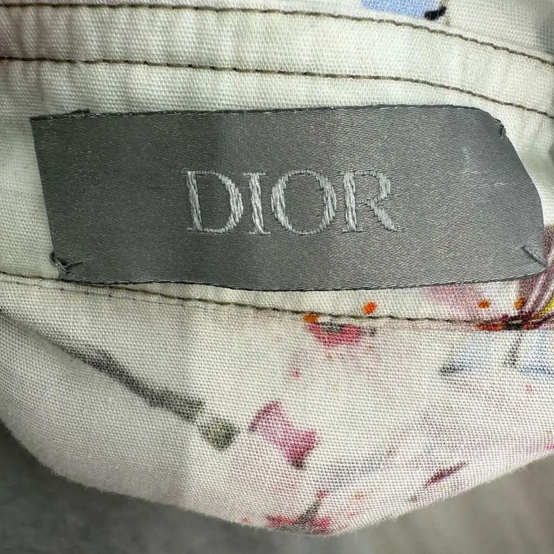 Dior Dior Men's Short Sleeve Shirt with Floral Print 0089 Size US S / EU 44-46 / 1 - 3 Thumbnail