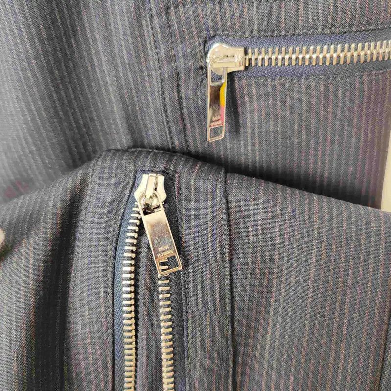 Dior Dior Men's Black Wool Casual Trousers 0089 Size US 38 / EU 54 - 4 Thumbnail
