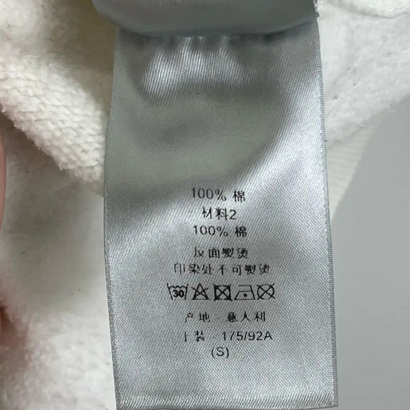 Dior Dior White Cotton Men's Sweatshirt 0089 Size US S / EU 44-46 / 1 - 6 Thumbnail