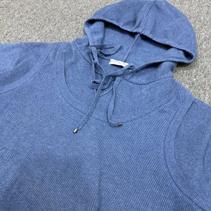 Dior Dior Blue Cotton Men's Short Sleeve Hoodie 0089 Size US M / EU 48-50 / 2 - 3 Thumbnail