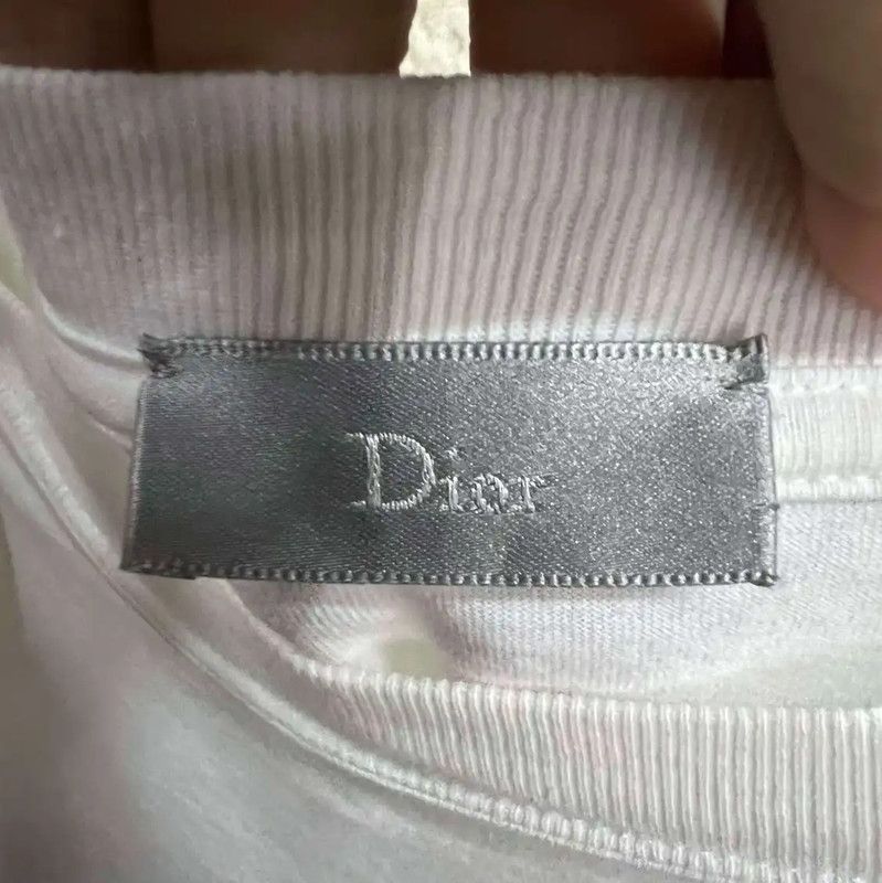 Dior Dior White Short Sleeve T-Shirt for Men 0089 Size US L / EU 52-54 / 3 - 3 Thumbnail