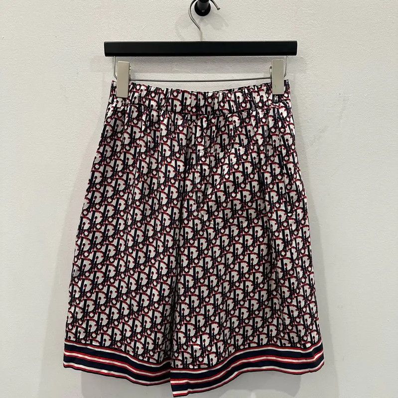 Dior Dior Red Silk Men's Shorts 0089 Size US 27 - 3 Thumbnail