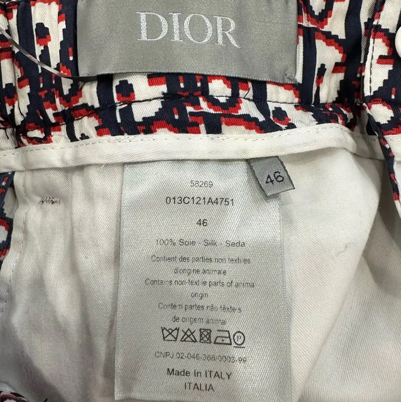 Dior Dior Red Silk Men's Shorts 0089 Size US 27 - 5 Thumbnail