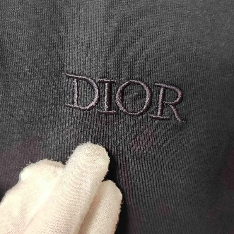 Dior Dior Men's Navy Cotton Polo Shirt 0089 Size US XS / EU 42 / 0 - 6 Thumbnail