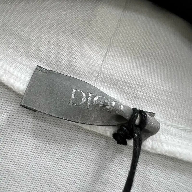 Dior Dior White Cotton Long Sleeve T-Shirt 0089 Size US XL / EU 56 / 4 - 2 Thumbnail