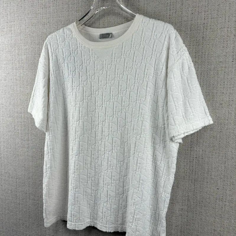 Dior Dior Logo Cotton T-Shirt for Men 0089 Size US L / EU 52-54 / 3 - 2 Thumbnail