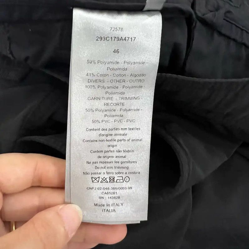 Dior Dior Black Cotton Summer Shorts 0089 Size US 32 / EU 48 - 4 Thumbnail