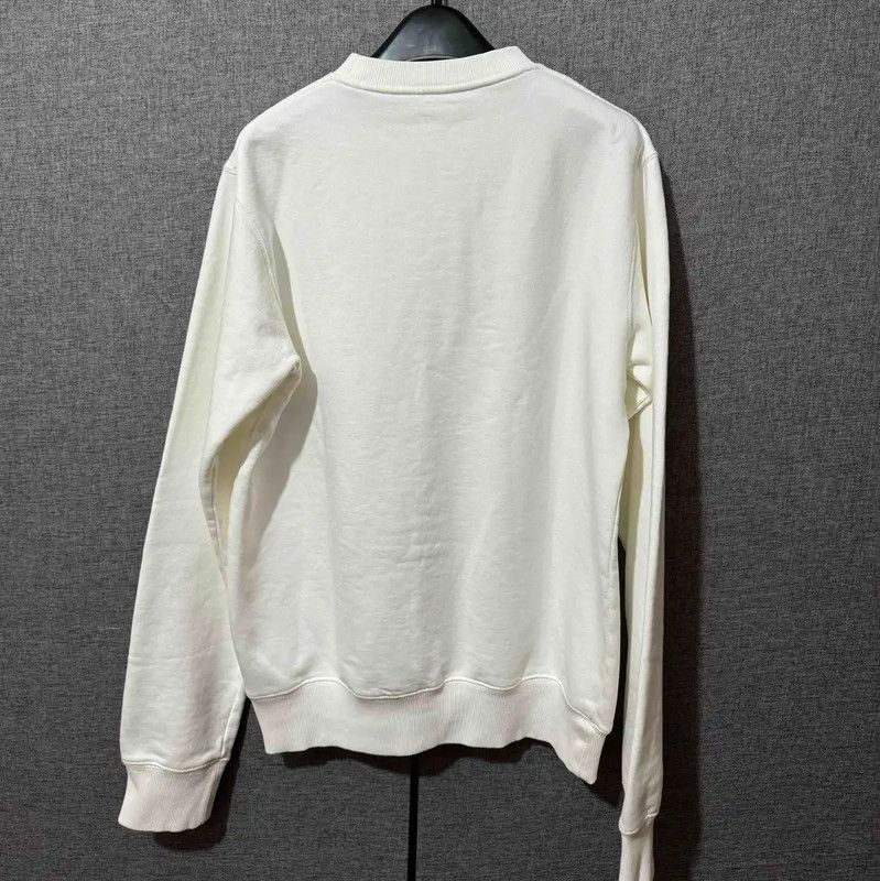Dior Dior White Cotton Embroidered Logo Sweatshirt 0089 Size US XS / EU 42 / 0 - 2 Thumbnail