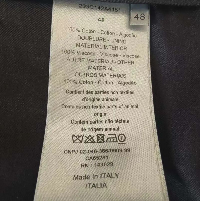 Dior Dior Black Casual Pants for Men 0089 Size US 26 / EU 42 - 4 Thumbnail