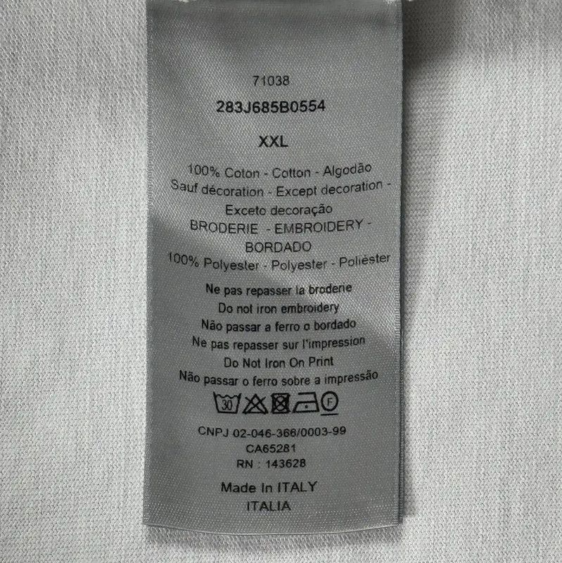 Dior Dior Men's Cotton T-Shirt in XXL Size 0089 Size US XXL / EU 58 / 5 - 4 Thumbnail