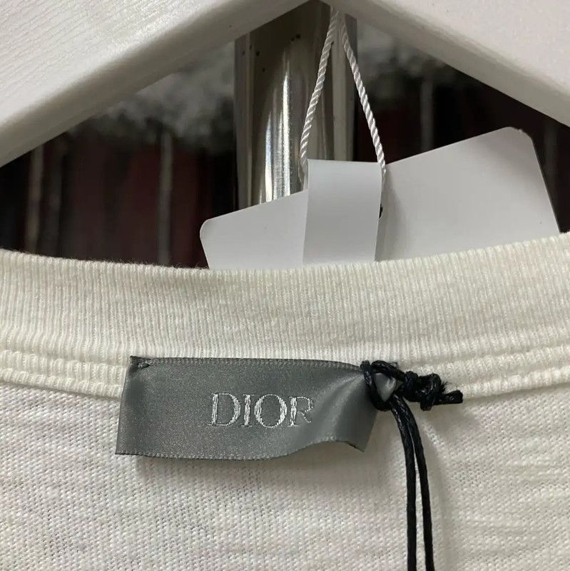 Dior Dior Summer White Cotton Short Sleeve T-shirt 0089 Size US S / EU 44-46 / 1 - 6 Thumbnail