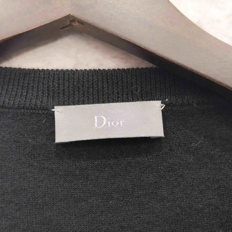 Dior Dior Black Wool Pullover Sweater for Men 0089 Size US L / EU 52-54 / 3 - 4 Thumbnail