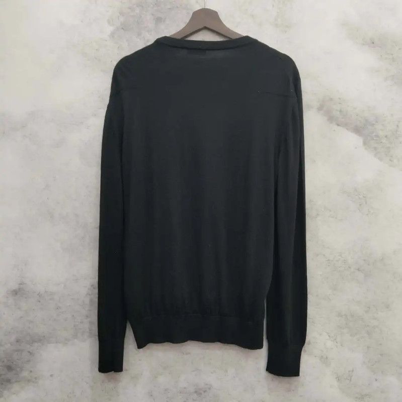 Dior Dior Black Wool Pullover Sweater for Men 0089 Size US L / EU 52-54 / 3 - 2 Thumbnail