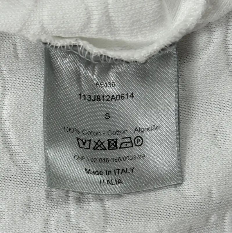 Dior Dior White Cotton Men's Polo 0089 Size US S / EU 44-46 / 1 - 4 Thumbnail